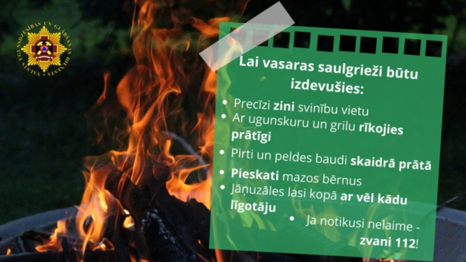 VUGD aicina glābt dzīvības, līgojot droši!