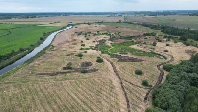 Bioloģiski vērtīga zālāja atjaunošana dabas parkā “Svētes paliene” Līvbērzes pagastā”