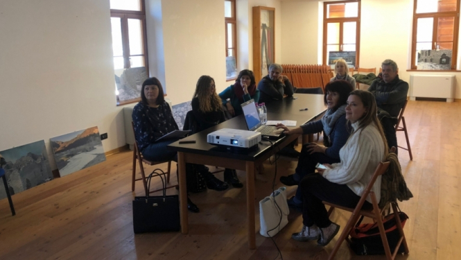 Projekta "Lauku māksla" koordinatori gūst pieredzi Itālijā