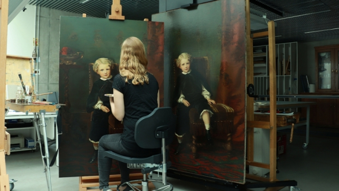 Tapusi gleznas «Alekša fon Šepinga portrets» kopija