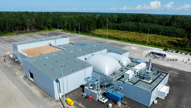 Poligonā "Brakšķi" atklāj bioatkritumu pārstrādes kompleksu