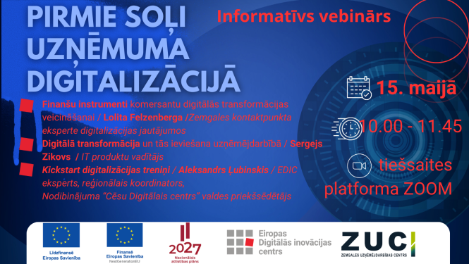 pirmie soļi uzņēmumu digitalizācijā