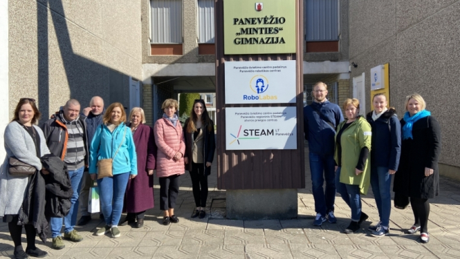 Erasmus+ projekta “Viedā skola restaurācijā un būvniecībā” pirmā īstenošanas gada izvērtēšanas sanāksme Lietuvā