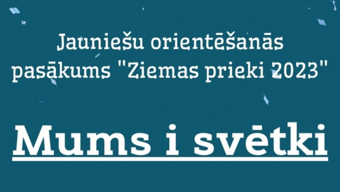 Jauniešu orientēšanās pasākums "Ziemas prieki 2023"