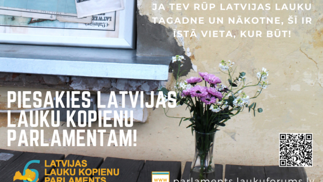 Šovasar Ērgļos notiks lielākā lauku attīstības entuziastu tikšanās - 6. Lauku kopienu parlaments par viedu attīstību reģionos
