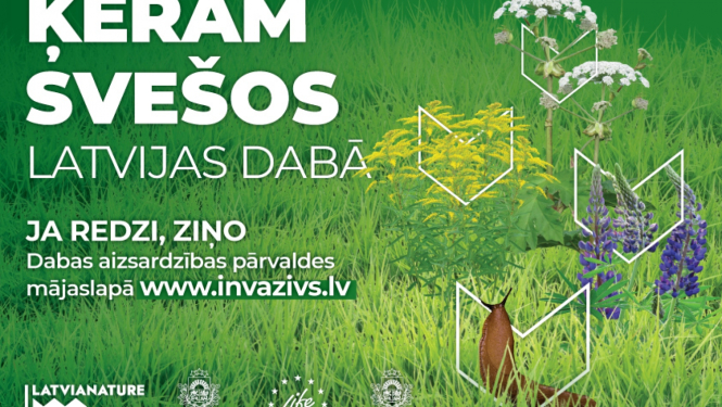 ķeram svešos latvijas dabā