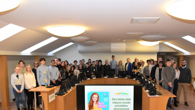 Jelgavas novada pašvaldība uzņem skolēnus „Ēnu dienā 2020”