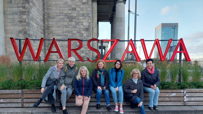 Ozolnieku PII "Zīlīte" pedagogi viesojas pie projekta partneriem Polijā