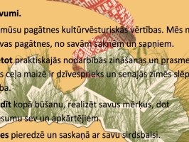 Glūdas pagasta interešu pulciņš "Latviskais mantojums"