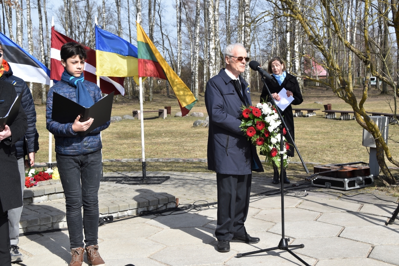 Komunistiskā genocīda upuru piemiņas brīdis Svētbirzī