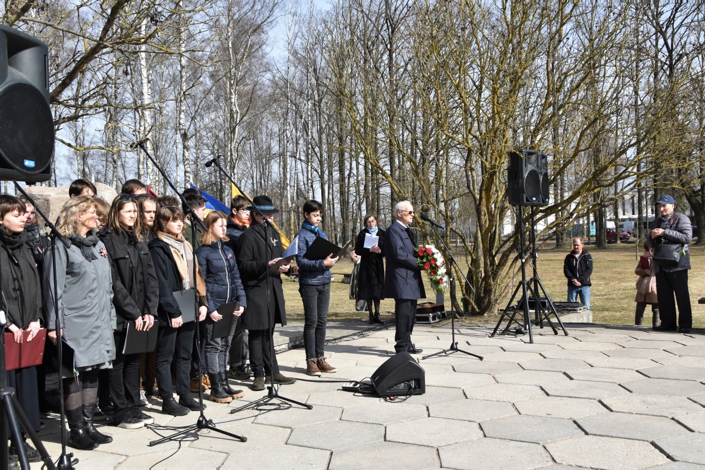 Komunistiskā genocīda upuru piemiņas brīdis Svētbirzī