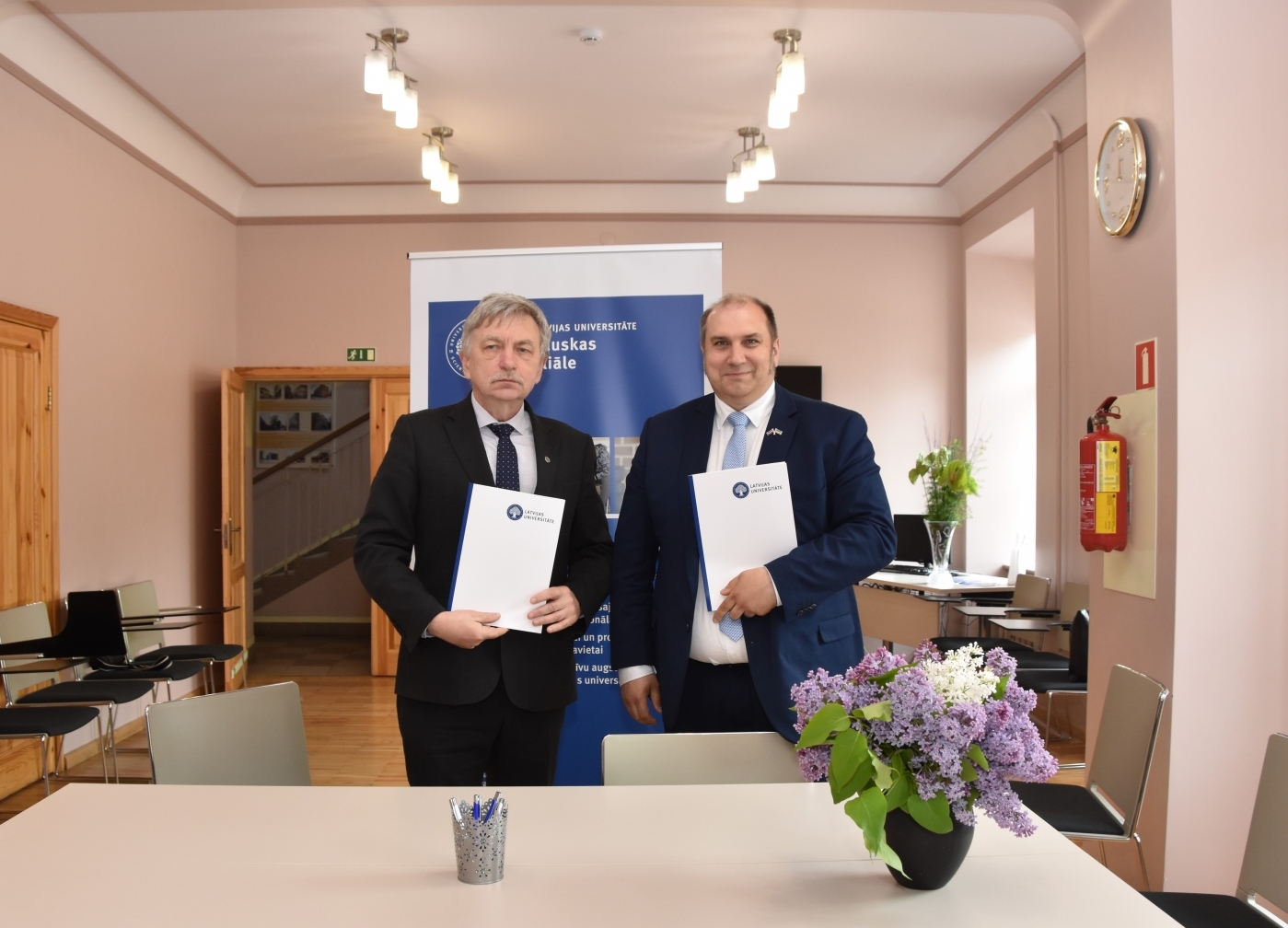 Sadarbības līguma parakstīšana ar Latvijas Universitāti
