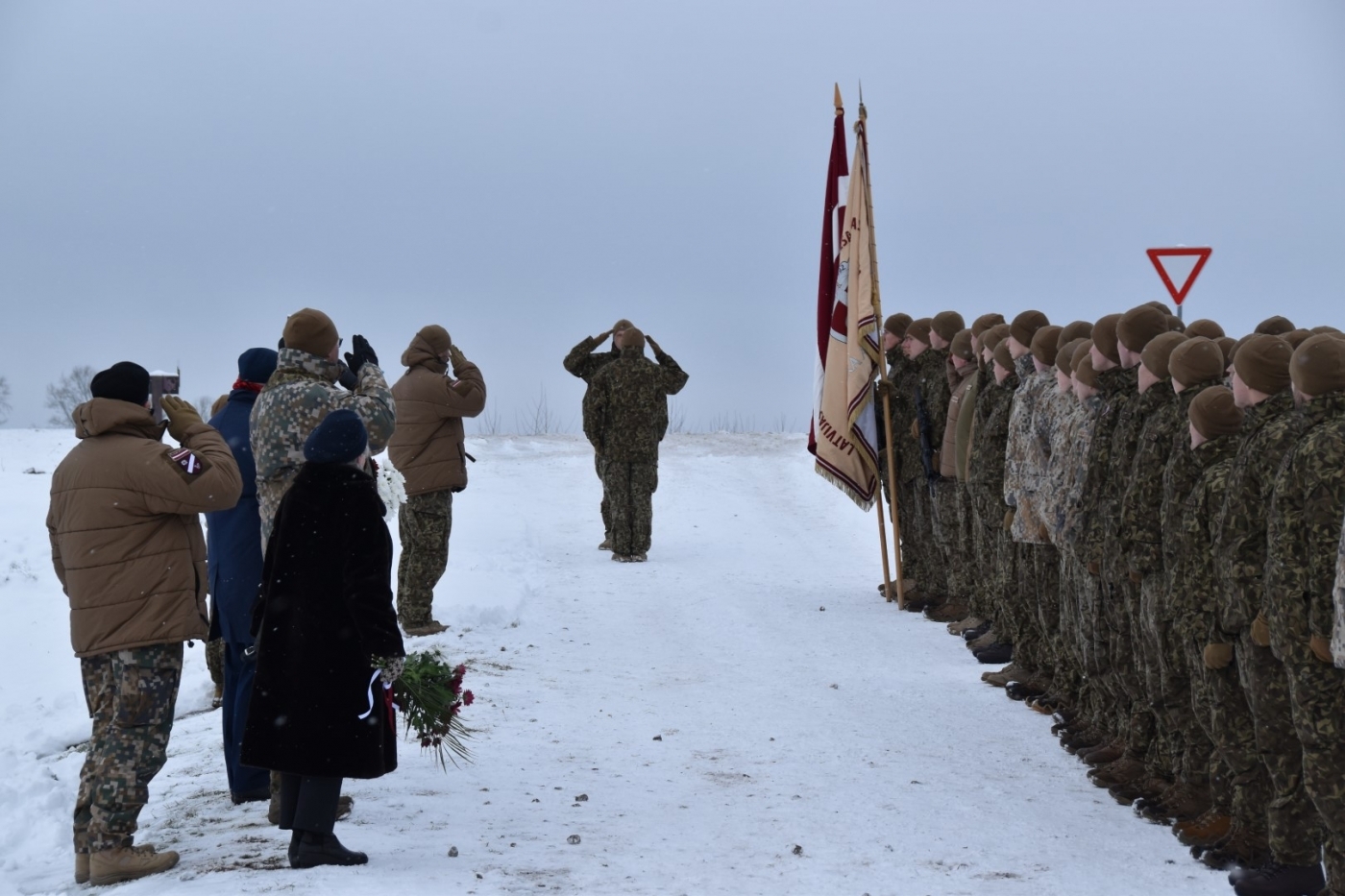 Piemiņas skrējiens par godu Latvijas Kara skolas brīvības cīņās 14 kritušajiem kadetiem