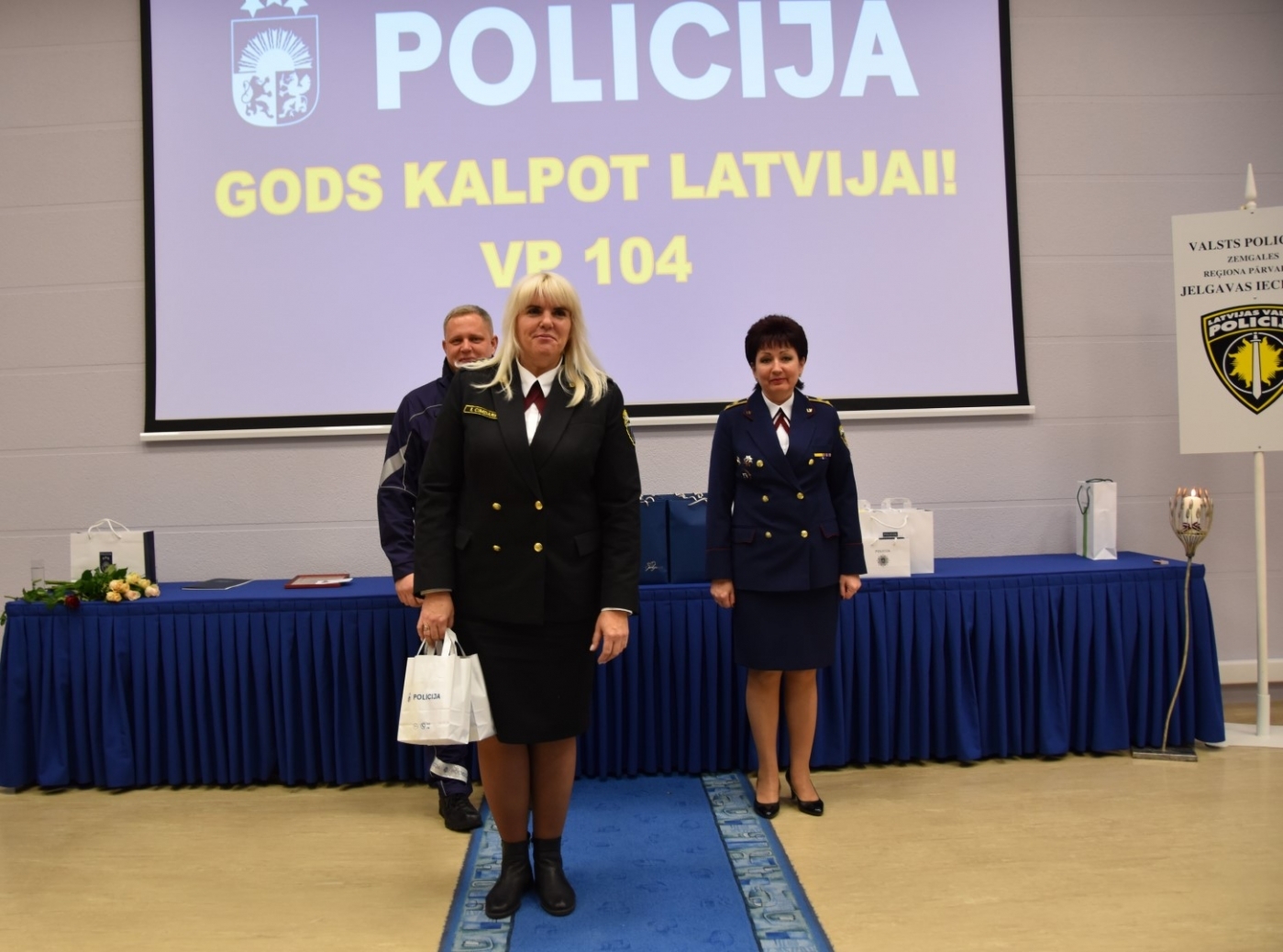 Latvijas Valsts policijas 104.dibināšanas gadadienai veltīts pasākums