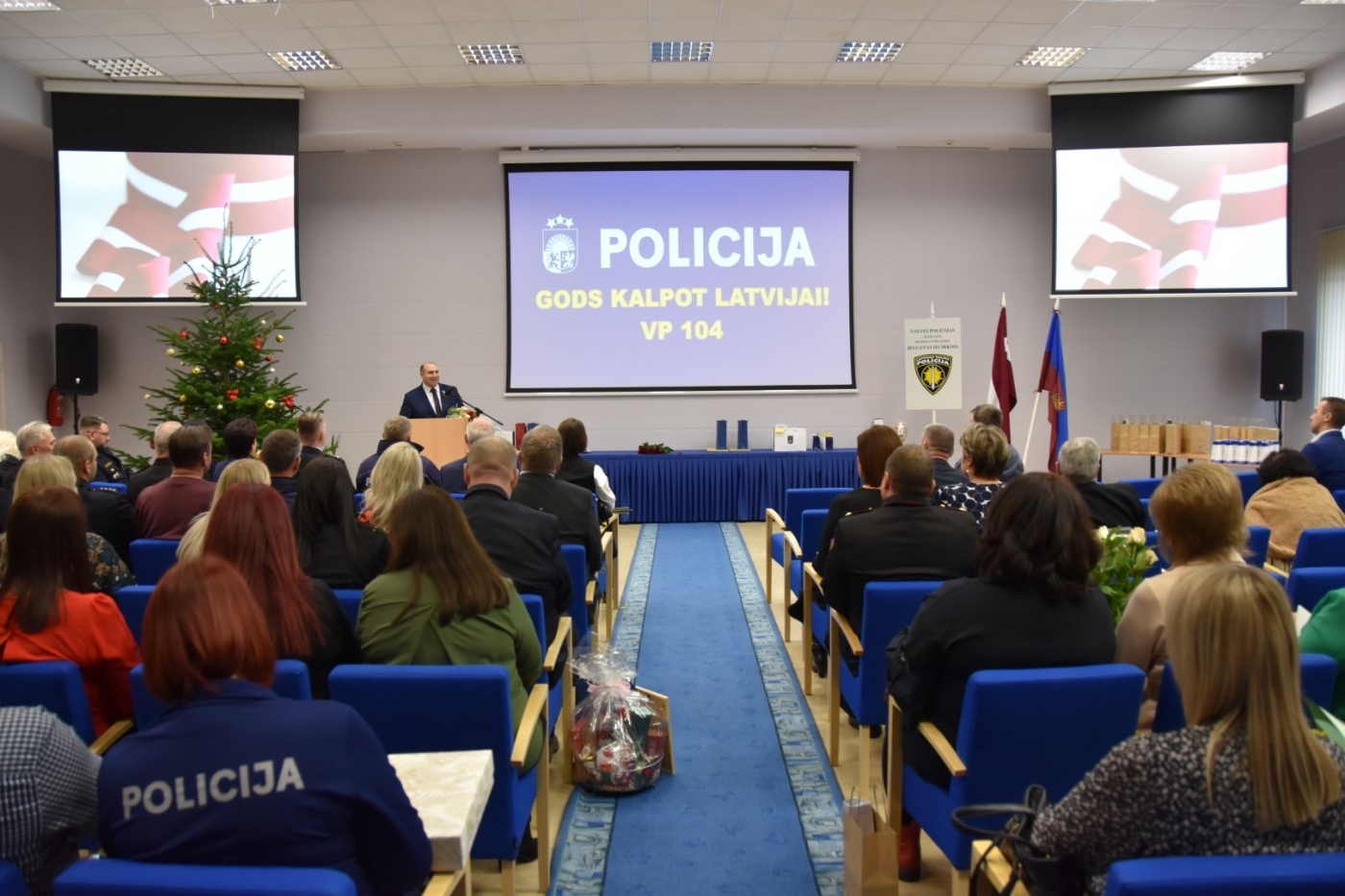 Latvijas Valsts policijas 104.dibināšanas gadadienai veltīts pasākums