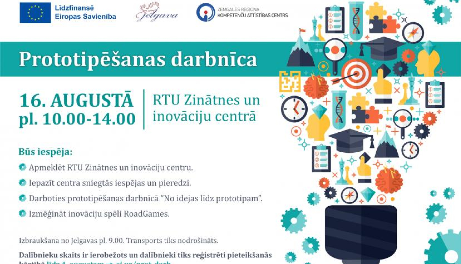 Aicinām pieteikt dalību prototipēšanas darbnīcā “No idejas līdz projektam”