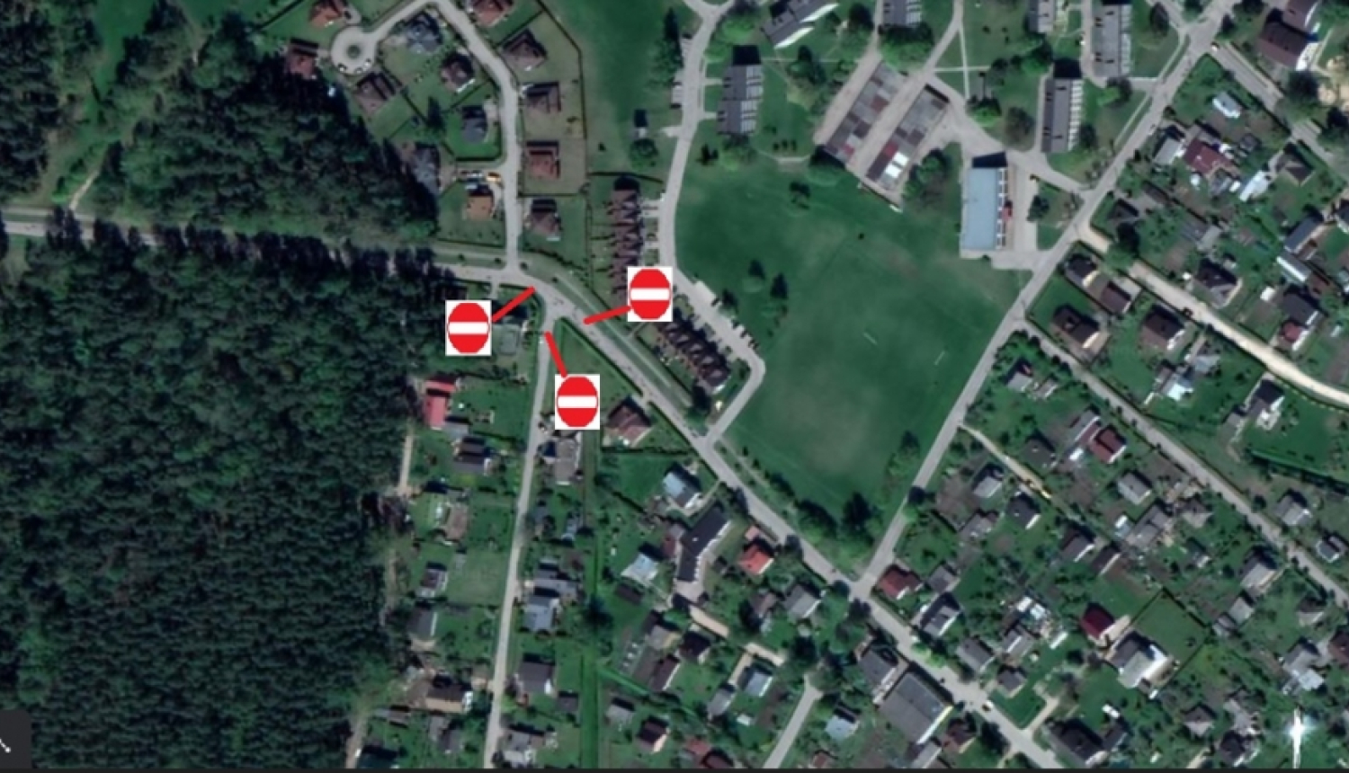 Satiksmei slēdz Bērzu un Spartaka ielas krustojumu Ozolniekos