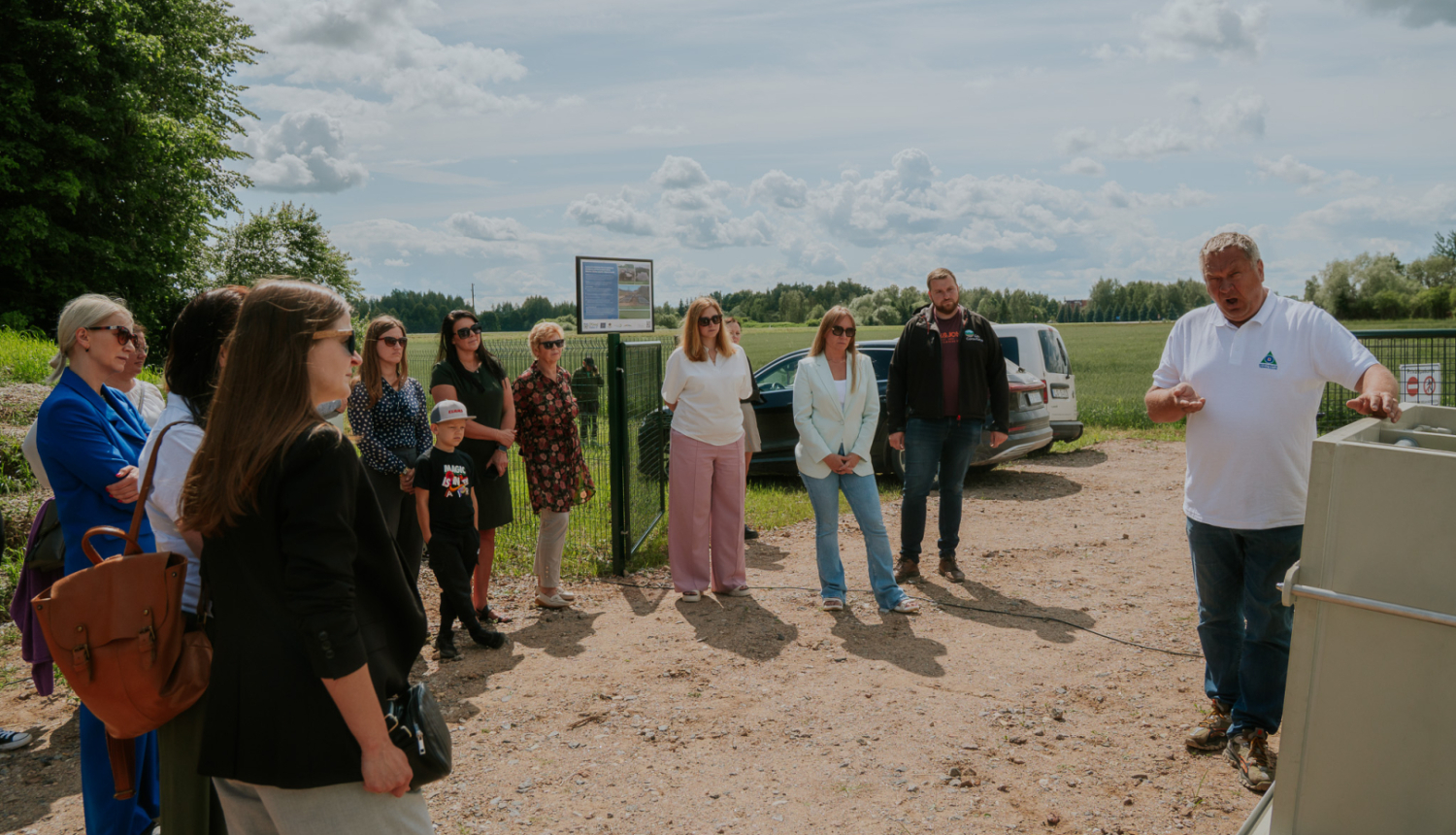 Atklāj Nākotnes ciema jaunās notekūdeņu attīrīšanas iekārtas
