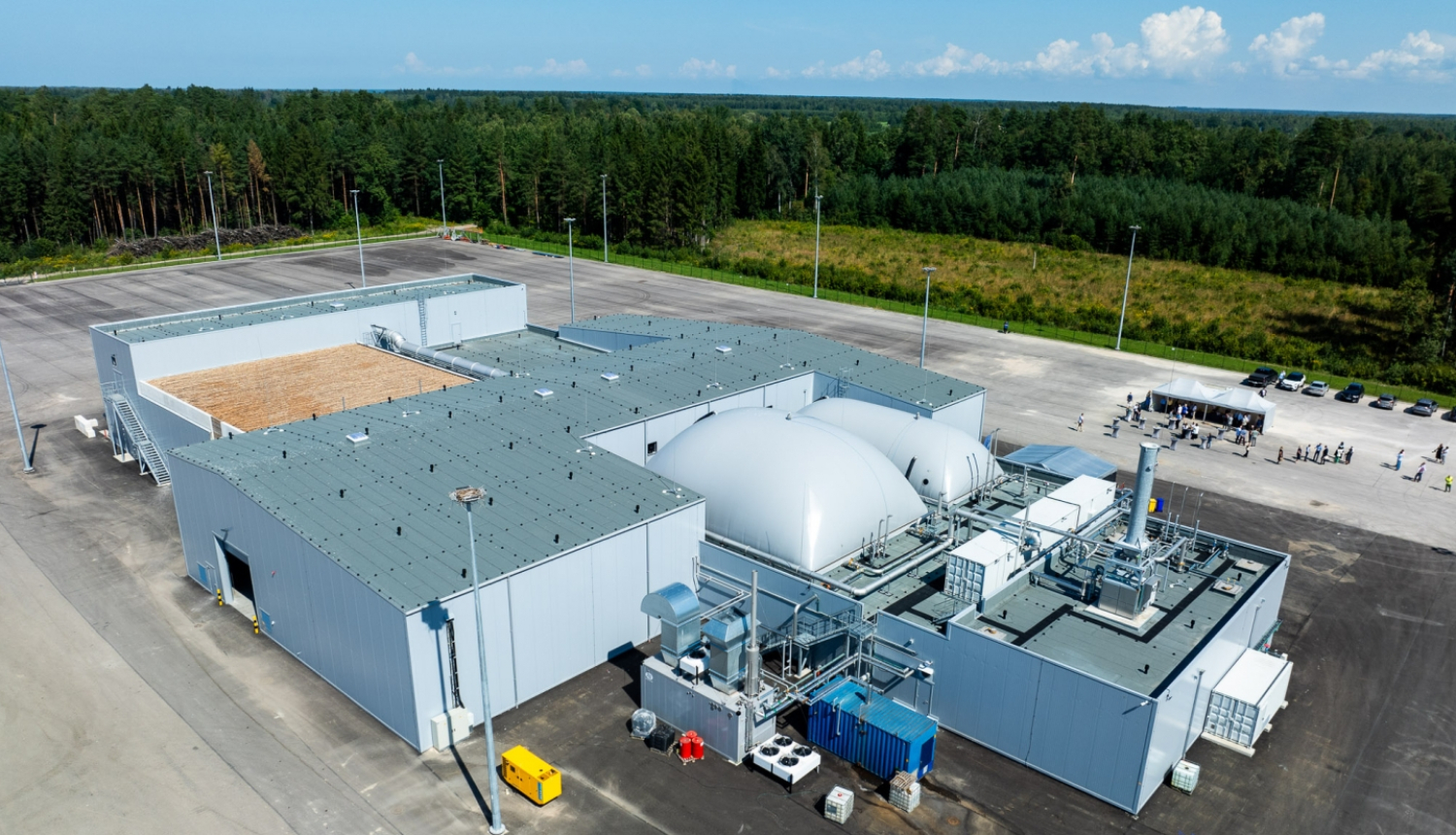 Poligonā "Brakšķi" atklāj bioatkritumu pārstrādes kompleksu