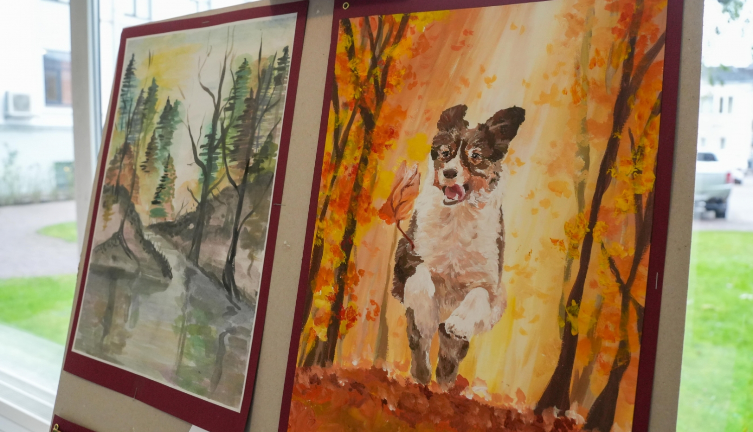 Skolēnu darbu izstāde 