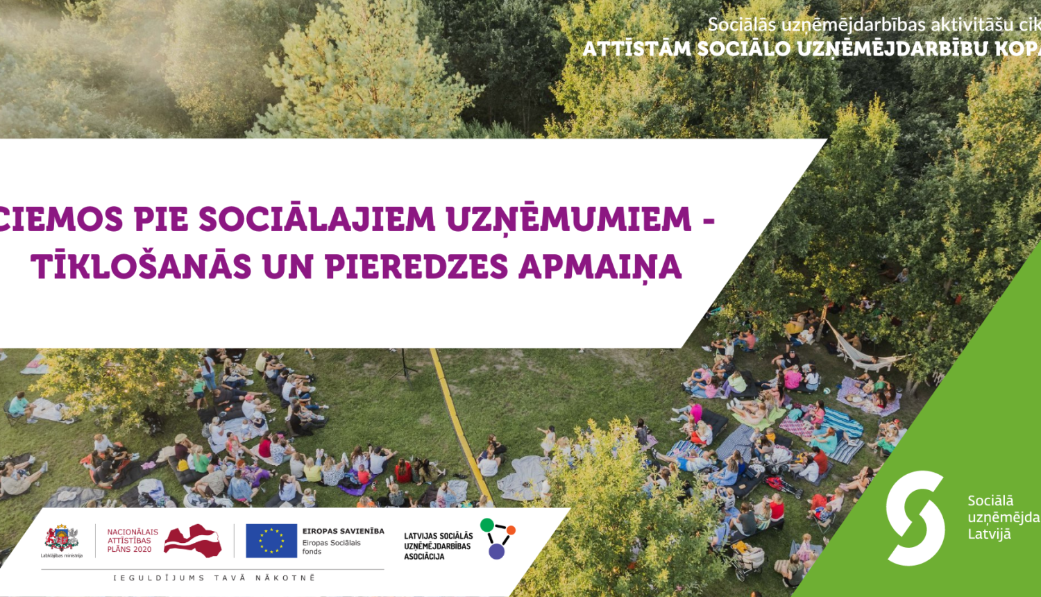 Ciemos pie sociālajiem uzņēmumiem – vasaras tīklošanās pasākumi