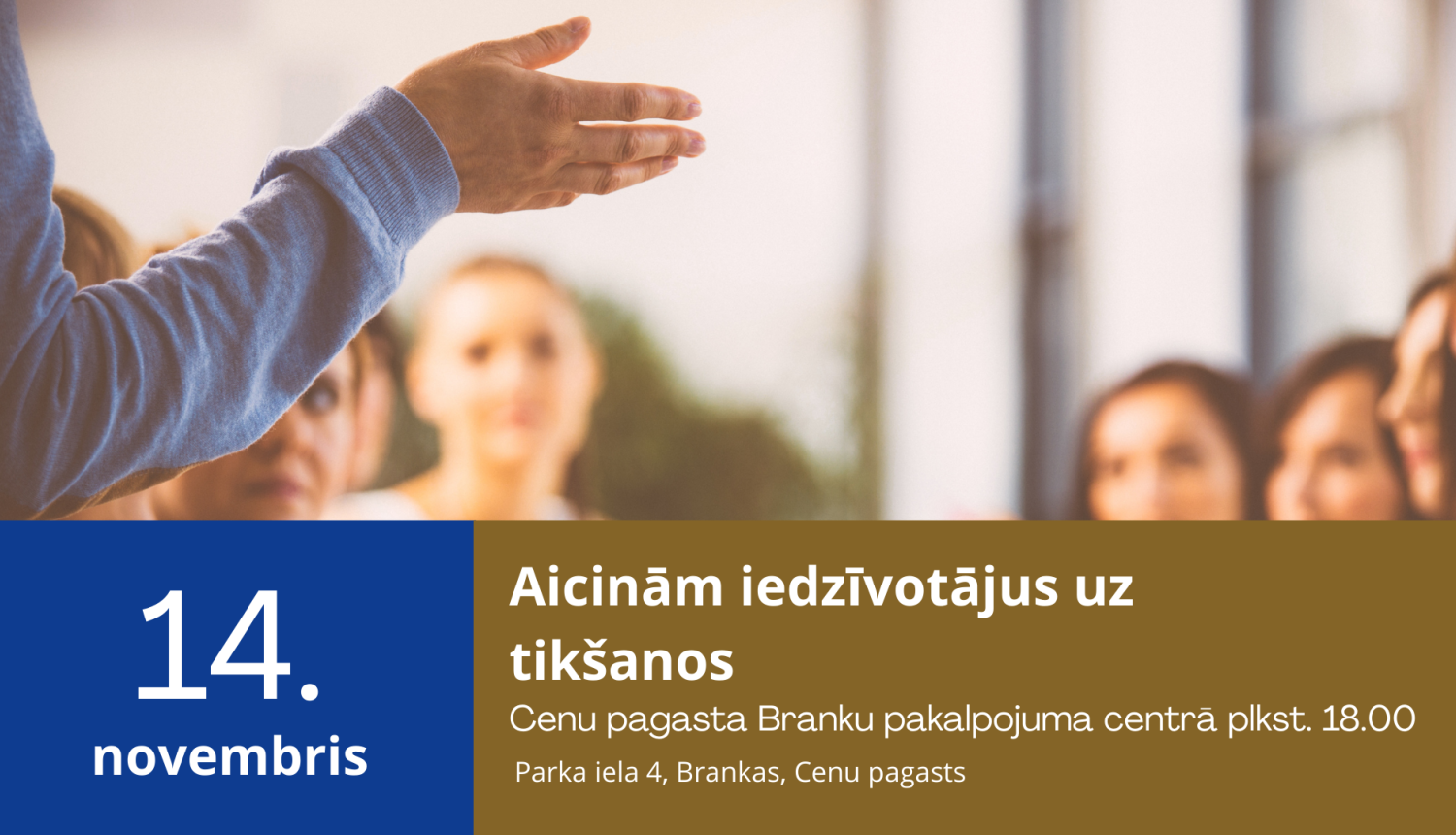 tikšanās ar iedzīvotājiem