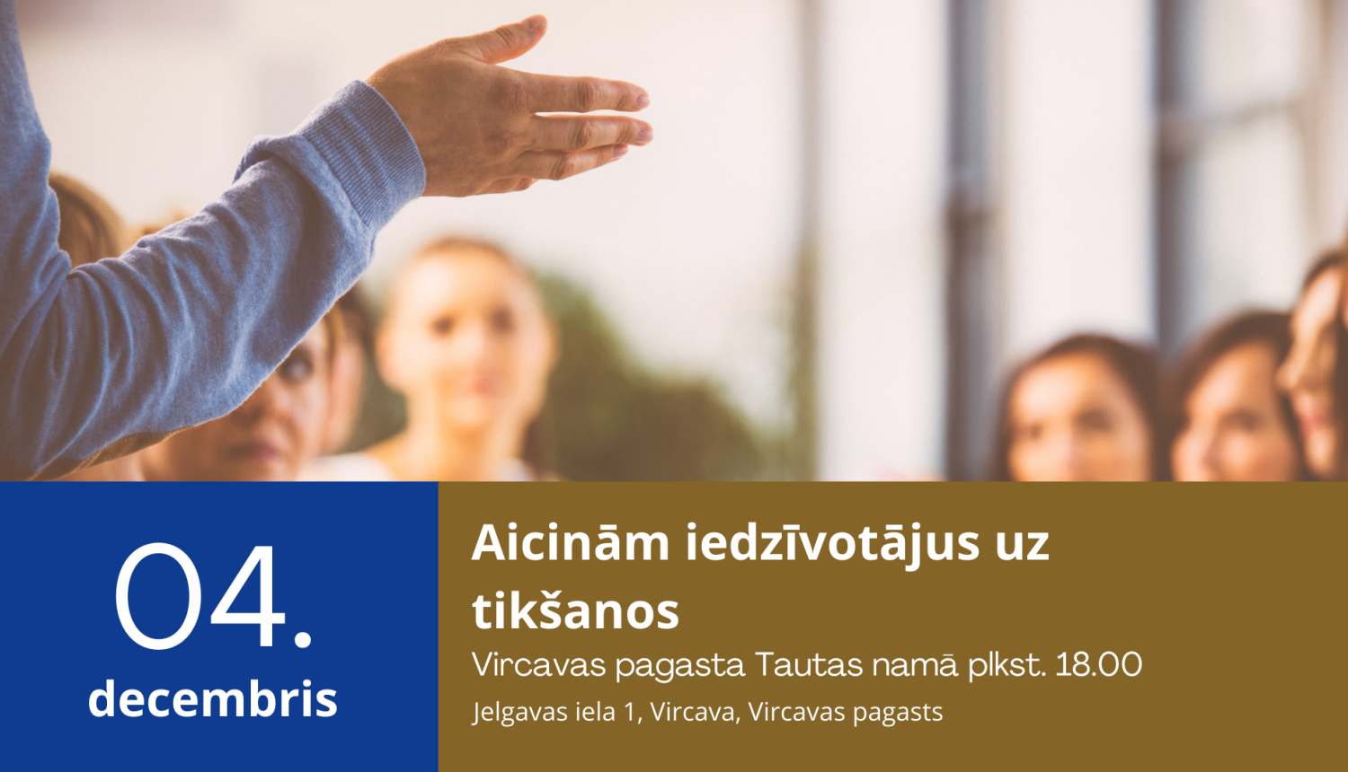 tikšanās ar iedzīvotājiem