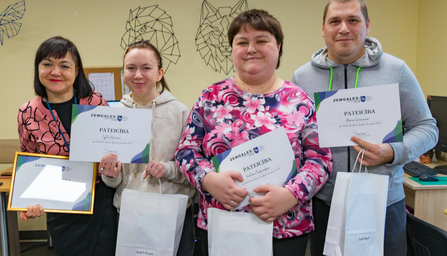 Komanda no DSPC “Laipa” saņem atzinību par dalību konkursā “Radošā Zemgale 2022”