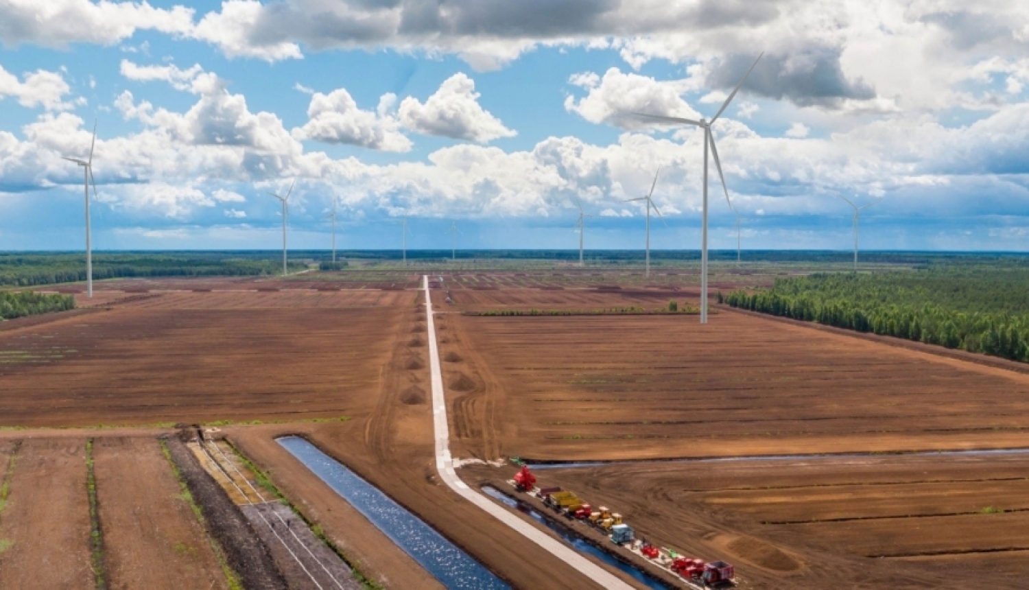 Dome akceptē SIA “Laflora” ieceri Kaigu kūdras purvā būvēt vēja elektrostaciju parku