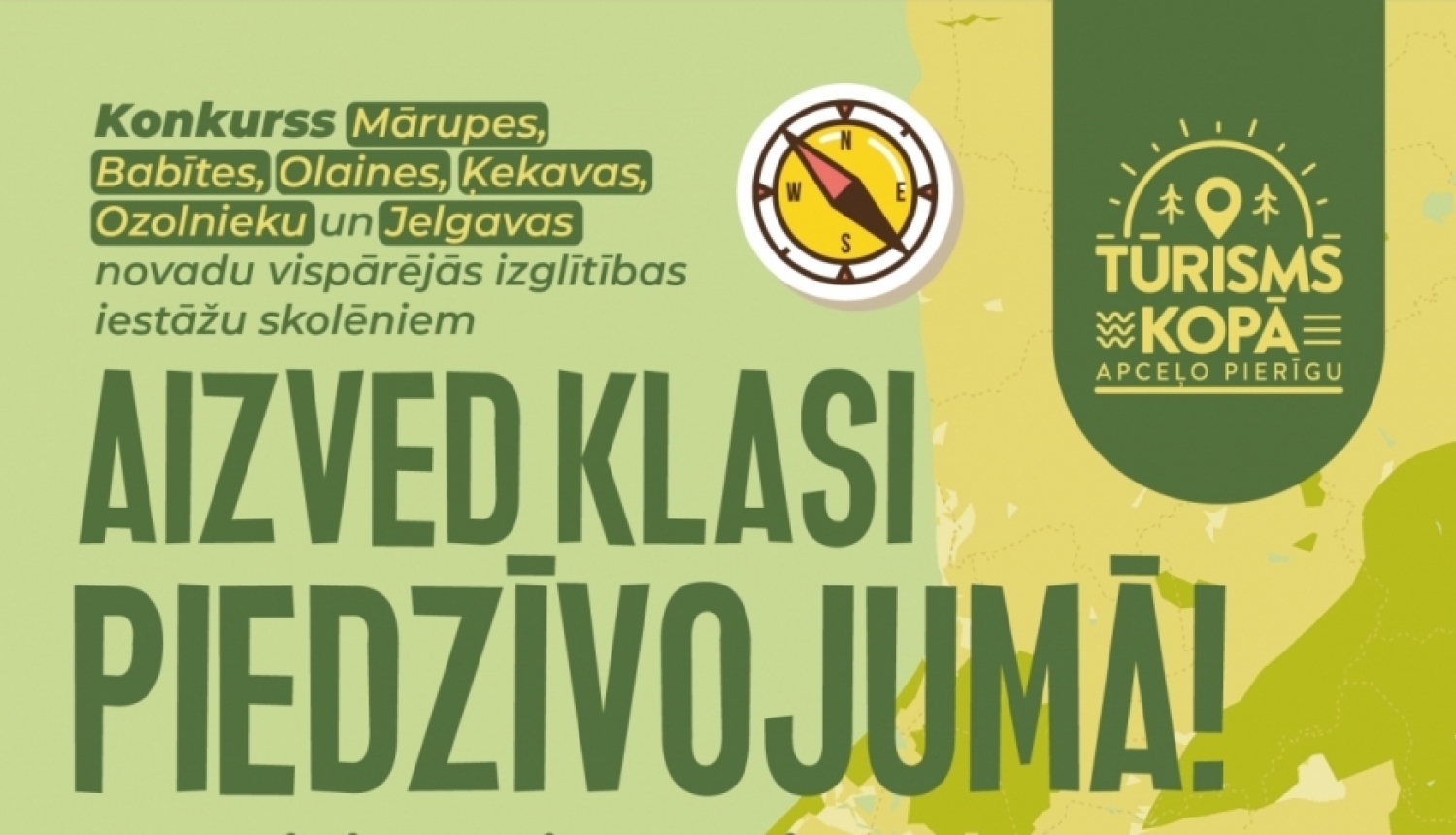 Piedalies skolēnu konkursā “Aizved klasi piedzīvojumā!”