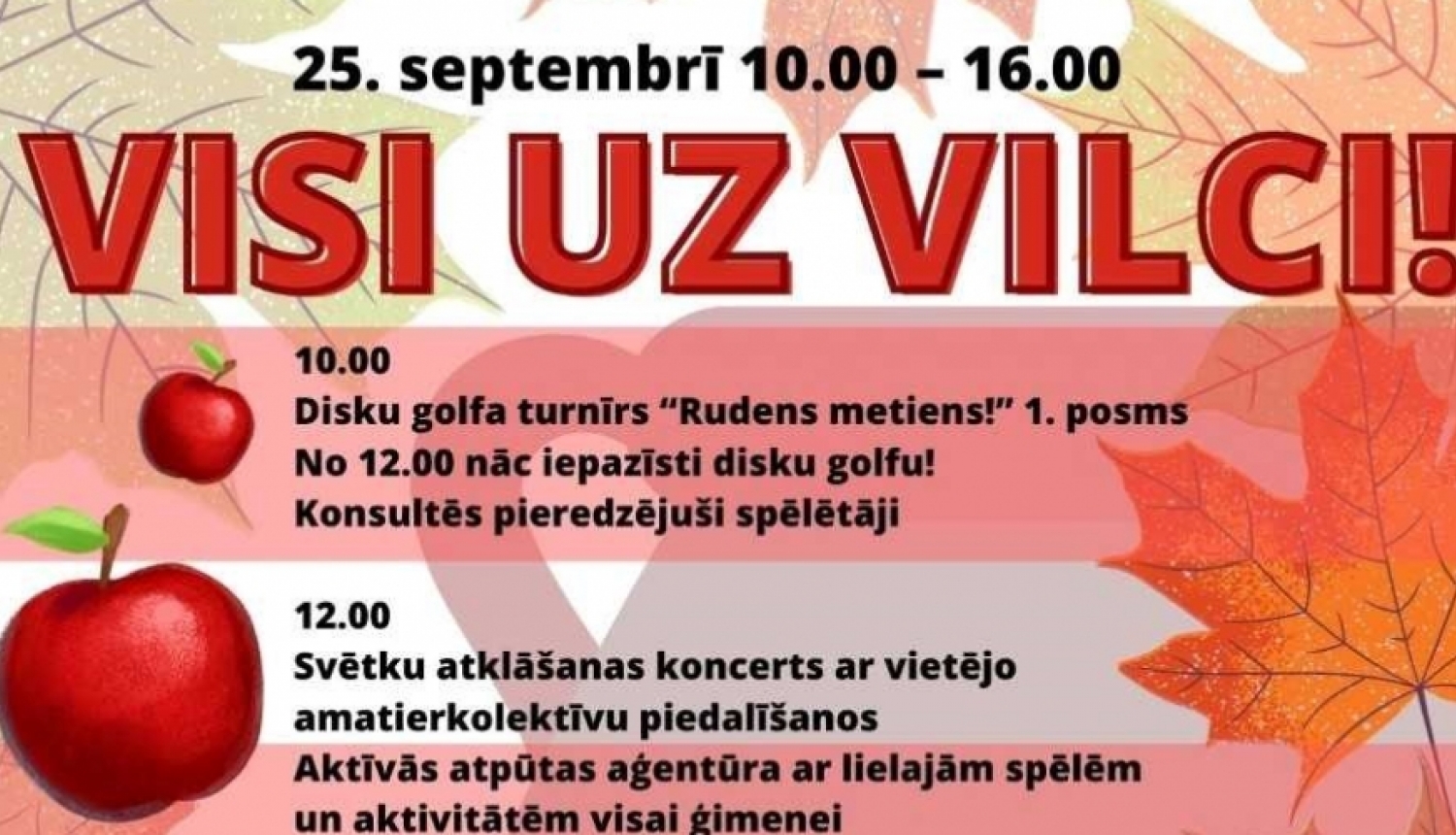 Aktīvās atpūtas diena "Visi uz Vilci!"