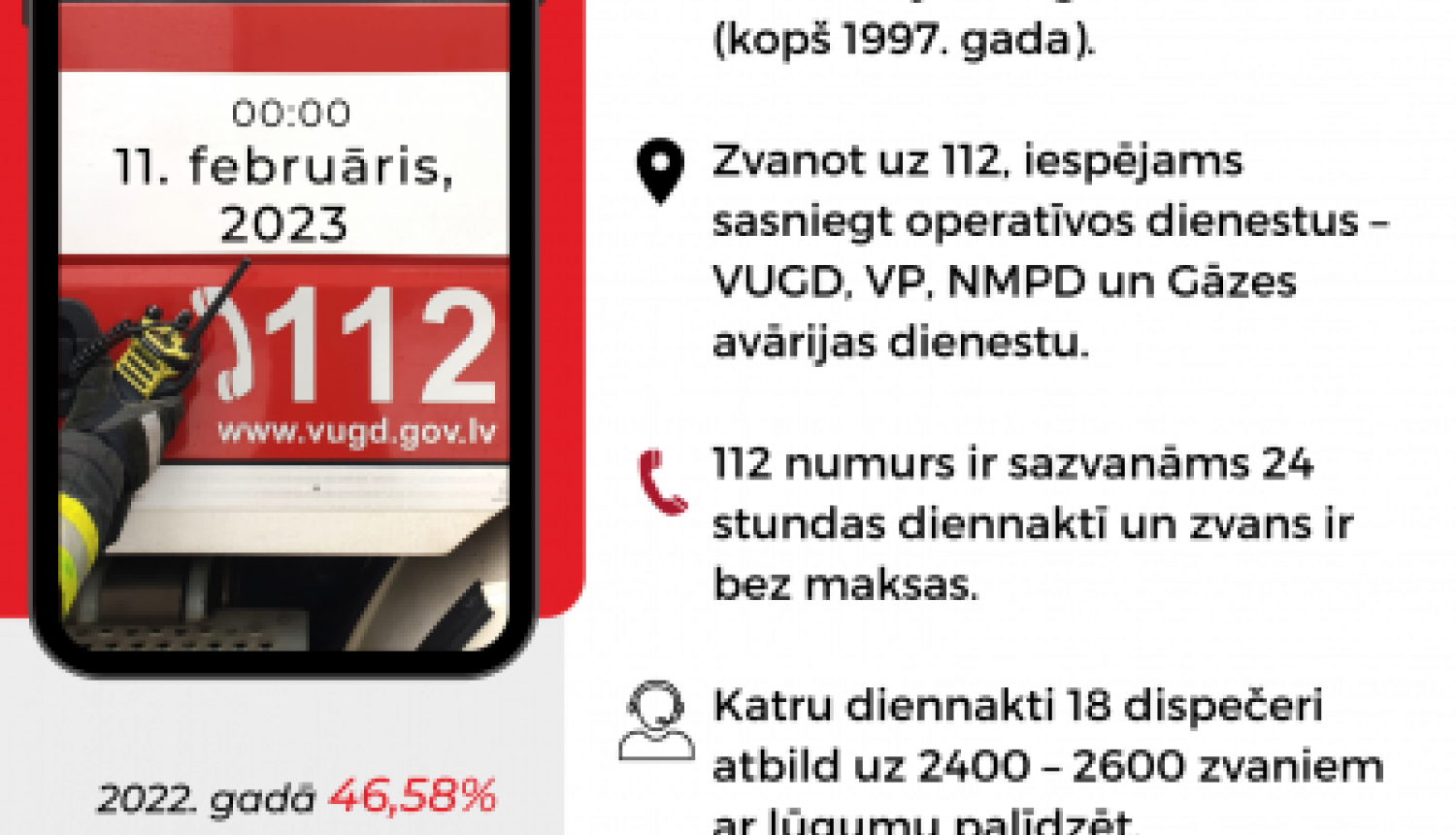 11. februārī Latvijā atzīmēs 112 dienu