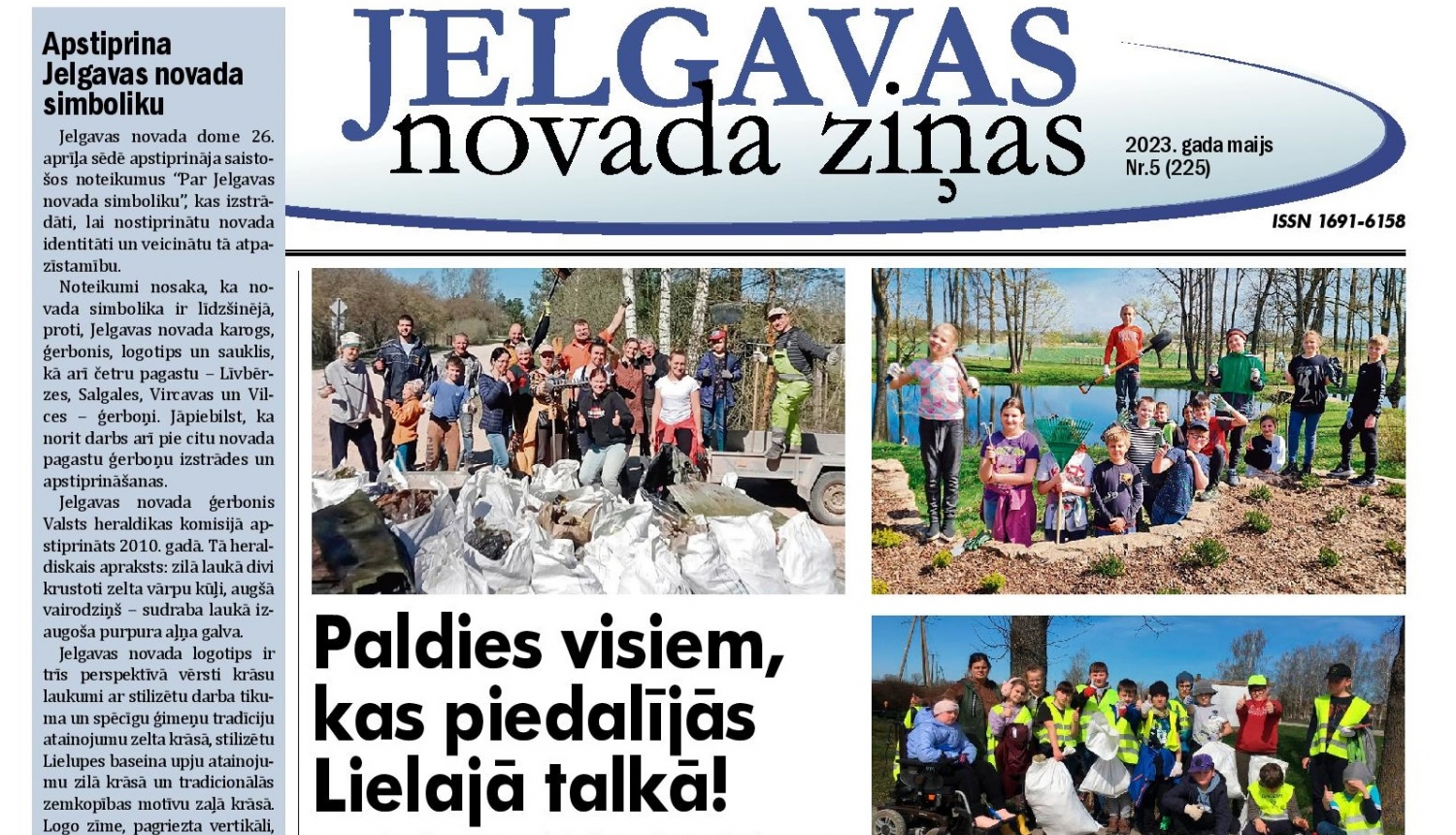 Jelgavas novada ziņas maijs